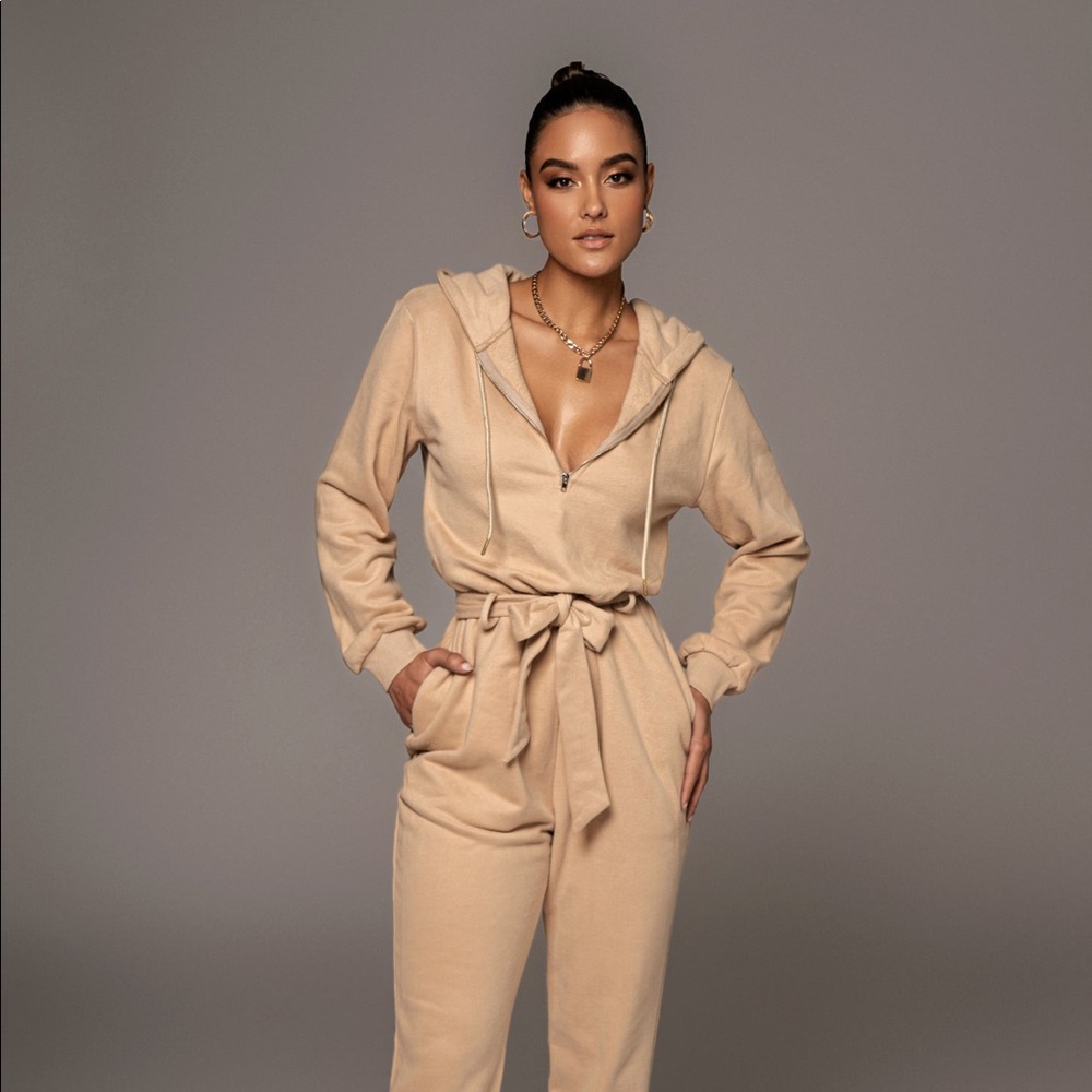 Jluxlabel Beige Journee jumpsuits. S - Never worn